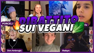 DIBATTITO INFUOCATO sul VEGANISMO  🥦🔥 w Maria Sofia Andrea1988 Don Ambrogio Genio matematico [upl. by Mychael]