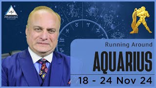 Aquarius Weekly Horoscope Video For 18th November 2024  Preview [upl. by Dnomsad]