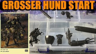 Maschinen Krieger Großer Hund from Hasegawa Snap Building Start pt 2 [upl. by Sharia]