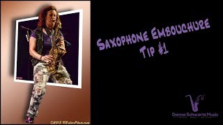 Saxophone Embouchure Tip 1 How to stop air leaking from the corners [upl. by Casilde427]