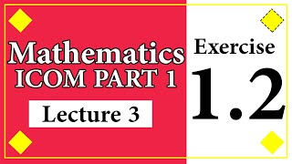 Business Mathematics ICom  Exercise 12  Lecture 3 [upl. by Dedie285]