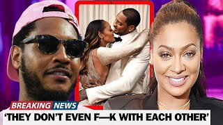 Watch La La Anthony UNEXPECTEDLY Bump Into ExHusband Carmelo Anthony At Show [upl. by Wakeen]