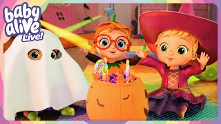 LIVE The Babies And Charlies Spooky Season 🎃 BRAND NEW Halloween Episode 🔴 Baby Alive Season 4 [upl. by Tuneberg201]