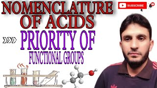 Nomenclature of Acids Priority of Functional Groups [upl. by Onaimad964]