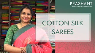 Cotton Silk Sarees  Rs 1000 Onwards [upl. by Jarita]