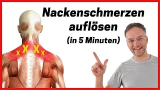 NACKEN VERSPANNUNGEN lösen in nur 5 Minuten [upl. by Erdnaed904]