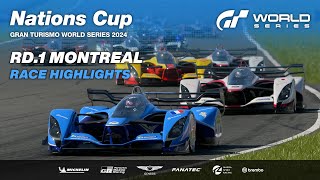 GT World Series 2024  Round 1  Montreal  Nations Cup  Race Highlights [upl. by Drareg]