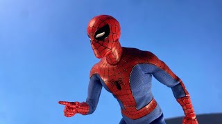 Mezco The Amazing Spiderman Stop Motion Review [upl. by Llenrahc]