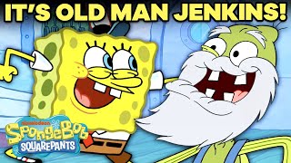 Every Time Old Man Jenkins Shows Up 👨‍🦳  SpongeBob SquarePants [upl. by Nahn361]