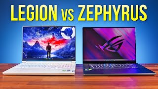 Lenovo Legion 7i vs ASUS Zephyrus G16  Best Premium 16” Gaming Laptop [upl. by Garwood]