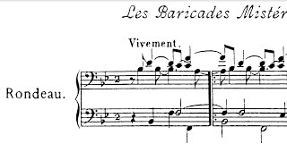 F Couperin  Les barricades mystérieuses [upl. by Marte]