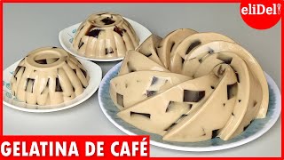 GELATINA DE CAFÉ postre FÁCIL rápido Y con POCOS ingredientes💥 POSTRE para NEGOCIO sin HORNO [upl. by Arrat]