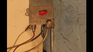 Gas furnace pilot safety switch [upl. by Elleuqar]