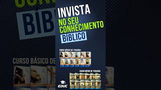 Invista no seu conhecimento bíblico faça agora mesmo um curso livre de Teologia biblia teologia [upl. by Ihtac651]