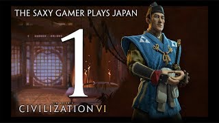 Part 1  Civilization VI Rise and Fall Deity Game as Japan [upl. by Atiek]