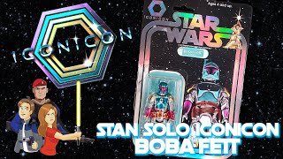 Stan Solo Iconicon Exclusive Boba Fett figure with Analog Toys [upl. by Yazbak]