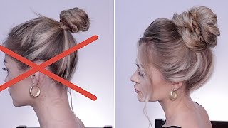 THIS MESSY BUN TUTORIAL WILL CHANGE YOUR LIFE [upl. by Hollah]