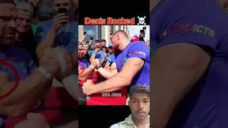 Denis cyplenkov Rocked Artyom morozov shocked 🥵☠️💯deniscyplenkov armwrestling shorts 100kveiw [upl. by Siddra]