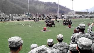 South Korean Special Forces quotBlack Beretsquot  quotROK SFquot Demonstration in front of 2ID US Army [upl. by Lian]