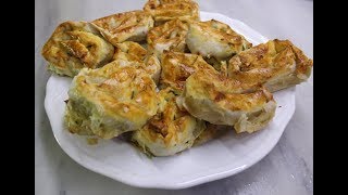 LAVAŞDAN ISPANAKLI BÖREK NASIL YAPILIR [upl. by Lux]