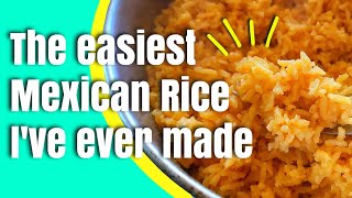 The EASIEST Mexican Rice Youll ever make  Perfect every time [upl. by Pierre]