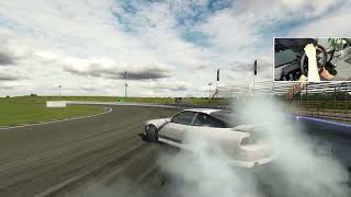 Nissan 180SX Drifting  Moza R9 [upl. by Klement]