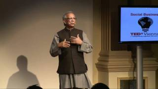 A history of microfinance  Muhammad Yunus  TEDxVienna [upl. by Aihsemaj]