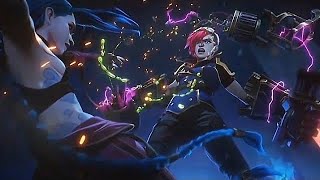 Vi And Caitlyn Vs Jinx Fight Scene  Arcane Season 2 Episode 1 Ending Scene [upl. by Irak]