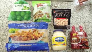 Quick amp Easy Spicy Lime Chicken Wings with Crema [upl. by Haldas]