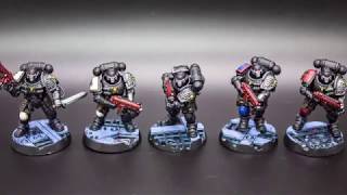 Warhammer 40k Kill Team Painting Deathwatch Reivers [upl. by Etak]