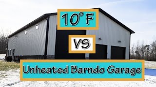 Warm Barndo Garage  Barndominium and RV Living [upl. by Eilrahc346]