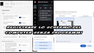 Come registrare lo schermo del computer senza programmi [upl. by Richard195]