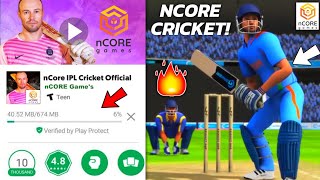 700MB nCORE NEW UpCOMING Cricket Game Relese Date amp Official Trailer  IPL HD Graphics [upl. by Notnerb]