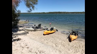 Overnight Mission Point Bribie Island kayak camp [upl. by Anaujait]