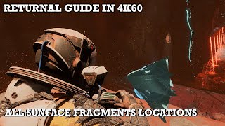 Returnal Guide  All Sunface Fragment Locations  4K60 PlayStation 5 [upl. by Suoicserp]