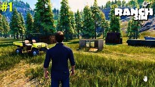 IM GOING TO TAKE CARE OF A FARM IN RANCH SIMULATOR  RANCH SIMULATOR GAMEPLAY 1 [upl. by Anires]