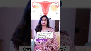 Ovarian cyst and uterus fibroid precautions DrSharmika drsharmika haircare parentingtips [upl. by Eldora]