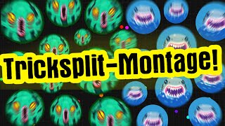 50 TRICKSPLITS  Agario Montage  Tricksplitting in Agario [upl. by Skippy]