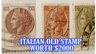 ITALIAN OLD STAMP WORTH MONEY UP TO 2000 US DOLLARS [upl. by Sissie]