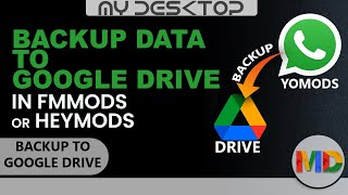 How to backup YoWhatsapp or gbWhatsapp or FMWhatsapp to Googledrive  watch fully updated [upl. by Asilak]