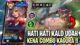 DAMAGE KAGURA BAKALAN SAKIT KALO KALIAN TAU INI   Kagura Gameplay  MOBILE LEGENDS [upl. by Enyedy]