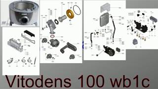 viessmann vitodens 100 wb1c разборка вентилятора [upl. by Yeo]