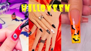 💀 Uñas Acrílicas Halloween y Nail Art 2024  Nailsuper ⭐ [upl. by Dasi]