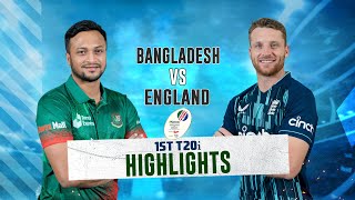 Bangladesh vs England Highlights  1st T20i  England tour of Bangladesh 2023 [upl. by Rehpotsihc]