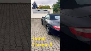 Unfall Porsche 997 Carrera S 38 Schalter 6 Gang aus 2006 mit Frontschaden 2xAirbag offen [upl. by Dragde]