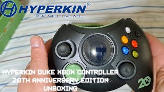 Hyperkin Duke XBox Controller 20th Anniversary Unboxing [upl. by Rosemaria]