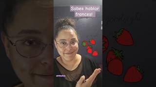 Nombres de Frutas en Frances que Ya Conoces  shorts aprenderfrancés [upl. by Dolf267]