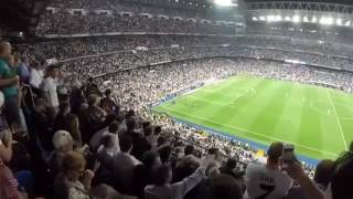 Real Madrid Fans reaction after Messi scoring last minute goal  23042017 [upl. by Laurice]