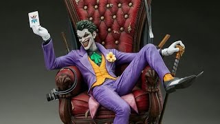 LIVE UNBOXING Tweeterhead Joker 14 Scale Statue [upl. by Anerres931]