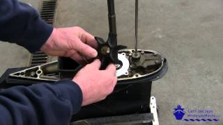 How to Replace the Water Pump on a Johnson Evinrude 85300hp Outboard [upl. by Dickerson]